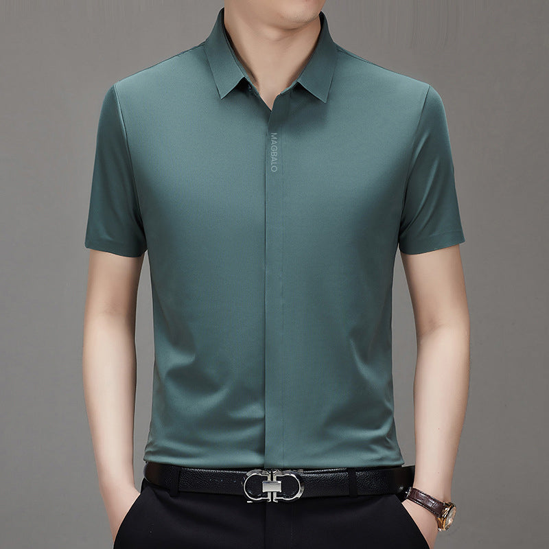 Men's Ice Silk Quick-drying Business Shirt(50% OFF)