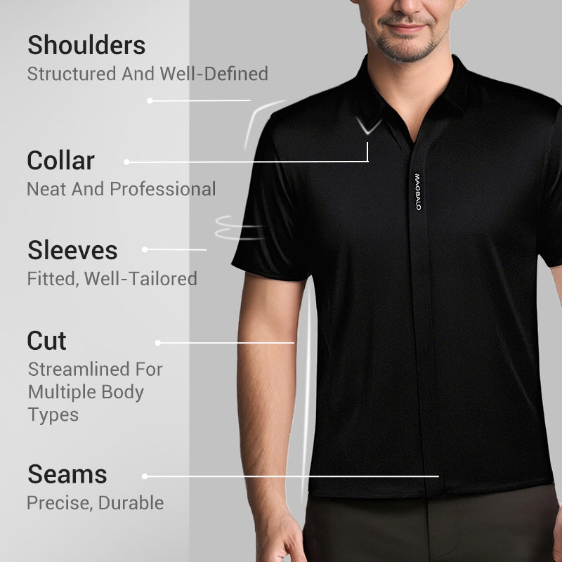 Men's Ice Silk Quick-drying Business Shirt(50% OFF)