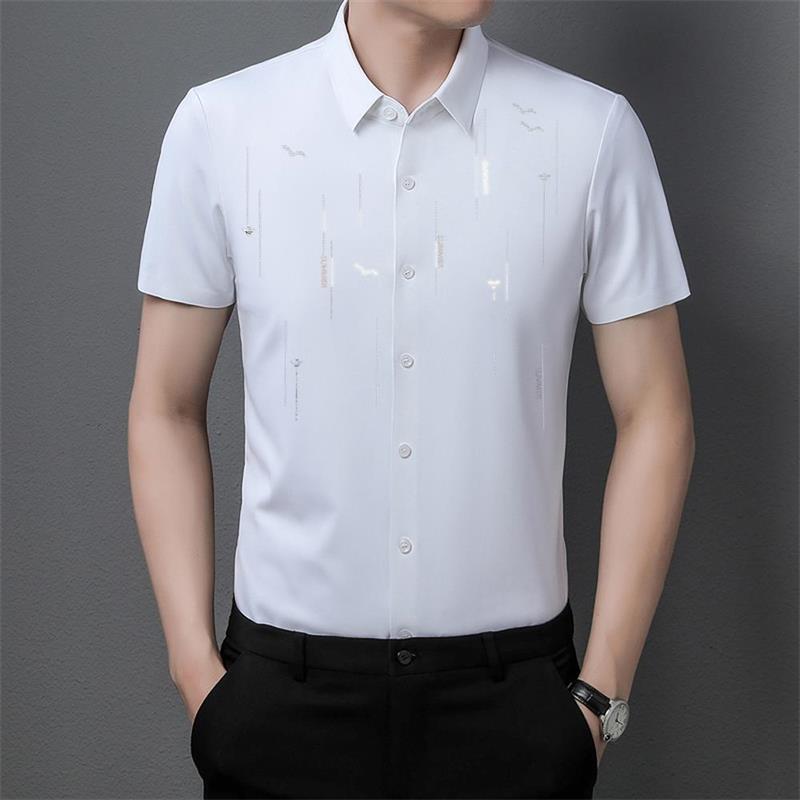 Summer Anti-wrinkle Silk Shirt