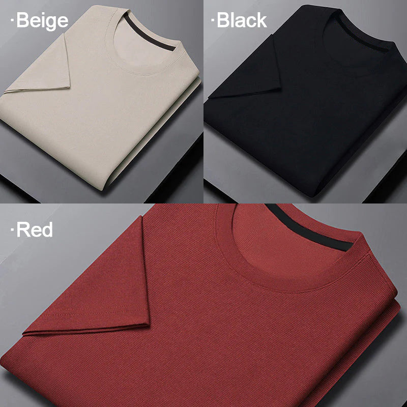 T-shirt à tissage de gaufres respirants
