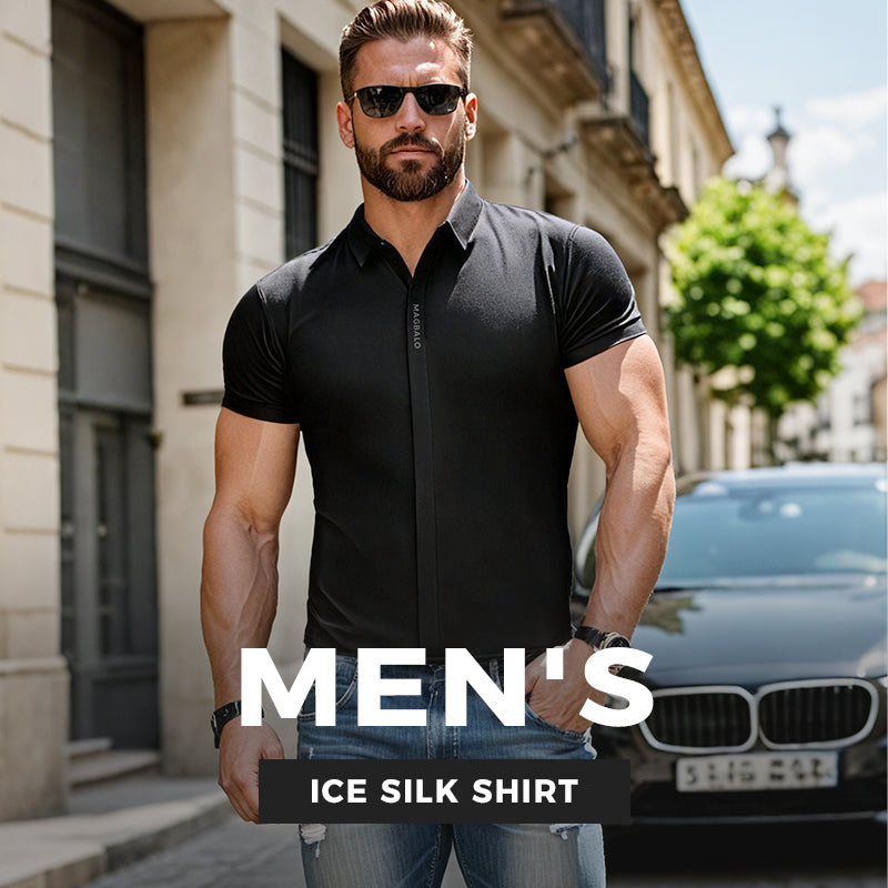 Men's Ice Silk Quick-drying Business Shirt(50% OFF)