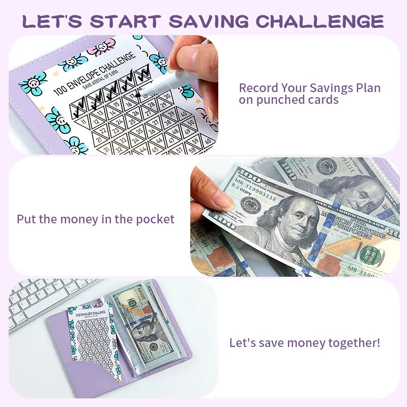 🎁LAST DAY SALE50% OFF✉️Savings Challenges Book with Envelopes💸