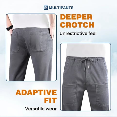 🔥VENTE CHAUDE 50% DE RÉDUCTION🥰 MultiPants – Pantalon cargo durable, extensible et multi-poches