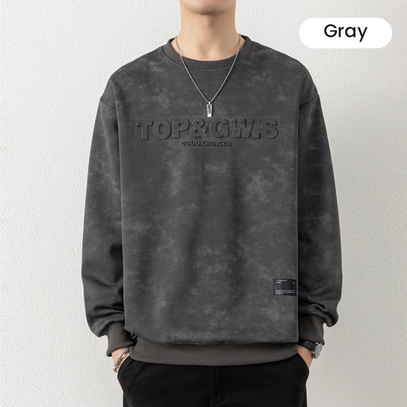 Sweat-shirt à coule de chant masculin