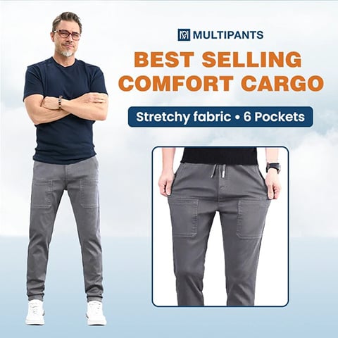 🔥VENTE CHAUDE 50% DE RÉDUCTION🥰 MultiPants – Pantalon cargo durable, extensible et multi-poches
