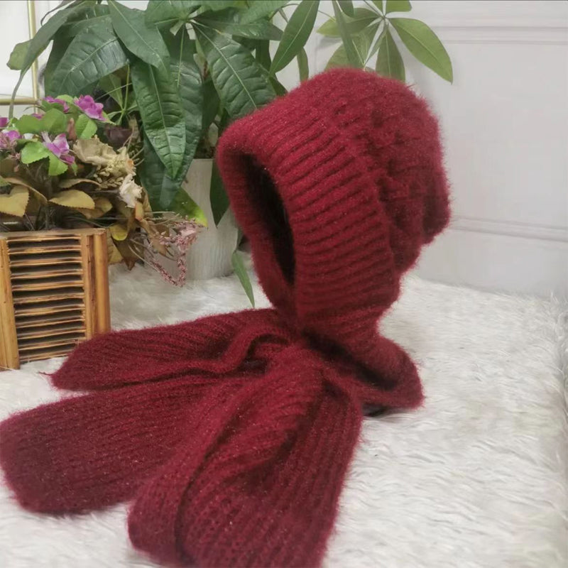🎄Christmas Sale-50% OFF🎁Winter Versatile Knitted Hooded Scarf For Women