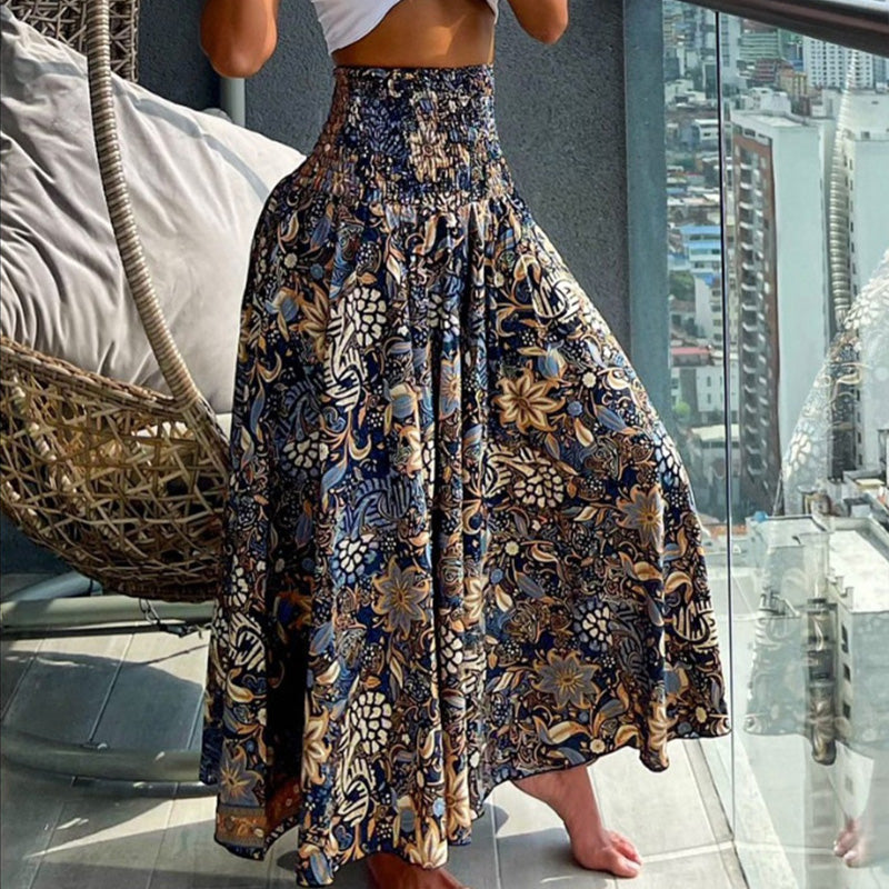 ๐ LIMITED TIME 50% OFF! โจ Women's High-Waisted Floral Skirt โ Lightweight, Elegant & Versatile ๐