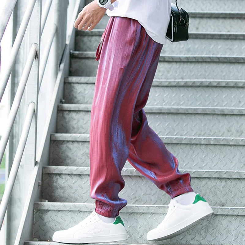 Men's Reflective Relaxed Fit Casual Jogger Pants(50% OFF)