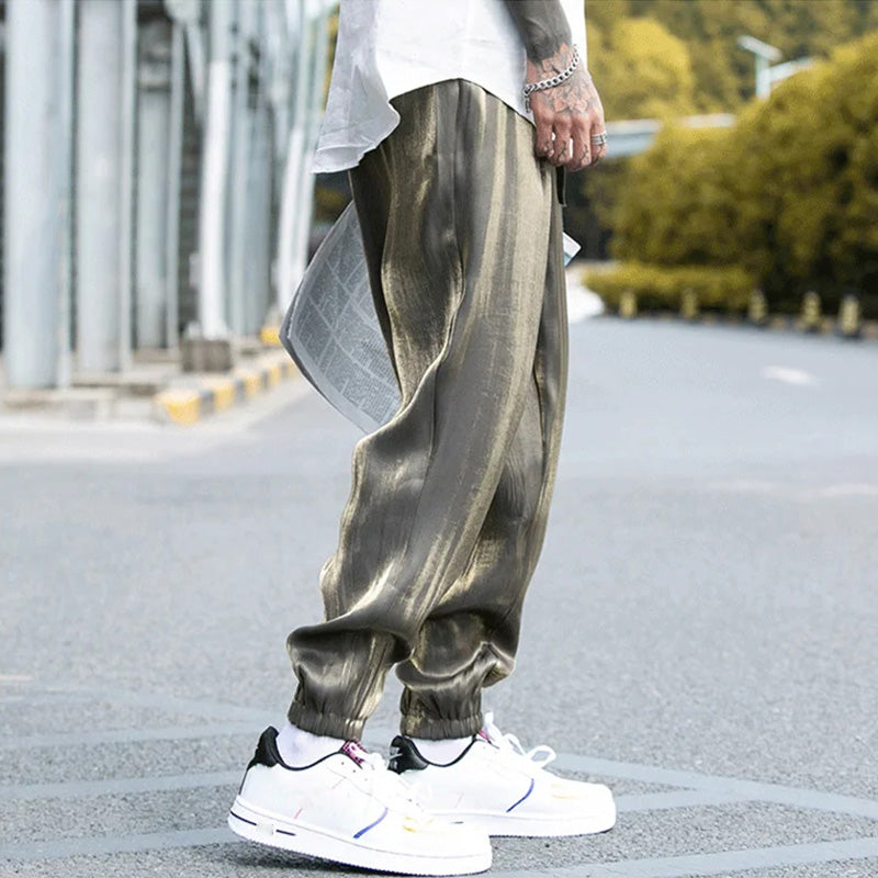Men's Reflective Relaxed Fit Casual Jogger Pants(50% OFF)