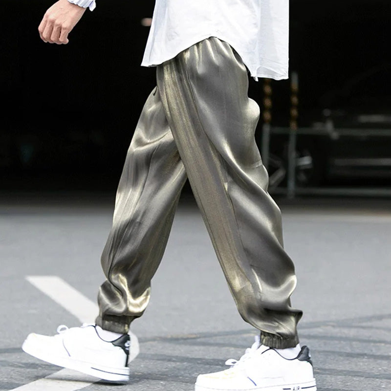 Men's Reflective Relaxed Fit Casual Jogger Pants(50% OFF)