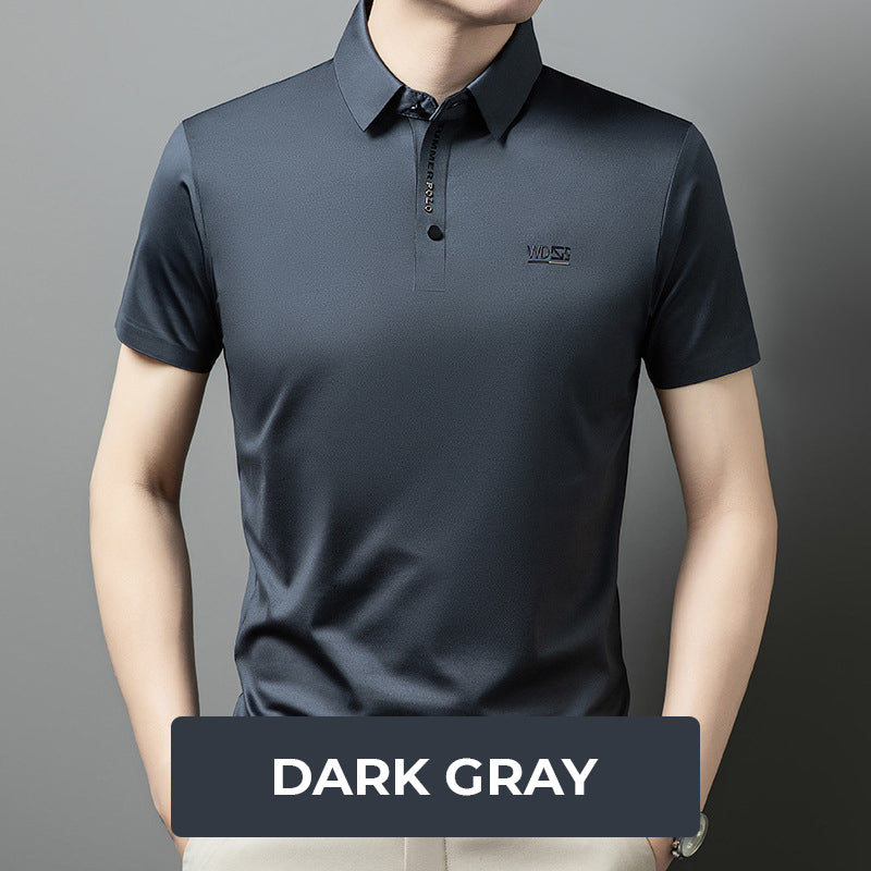 Summer Short Sleeve Business Lapel Shirt For Men(50% OFF)