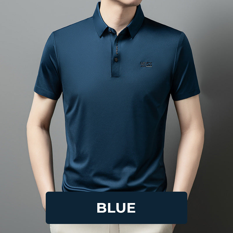 Summer Short Sleeve Business Lapel Shirt For Men(50% OFF)