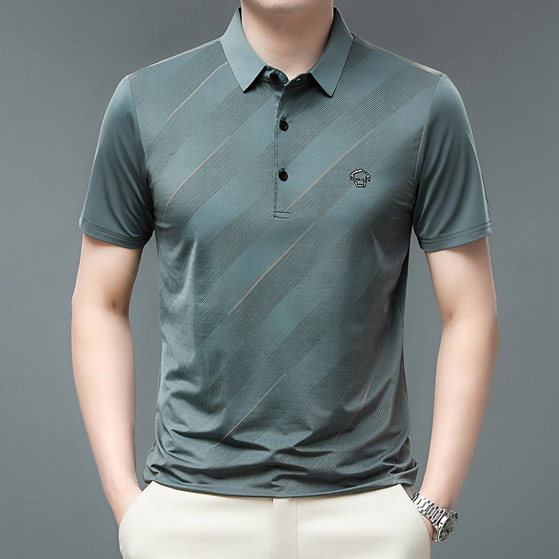 Chemise décontractée extensible des hommes (50% de réduction)