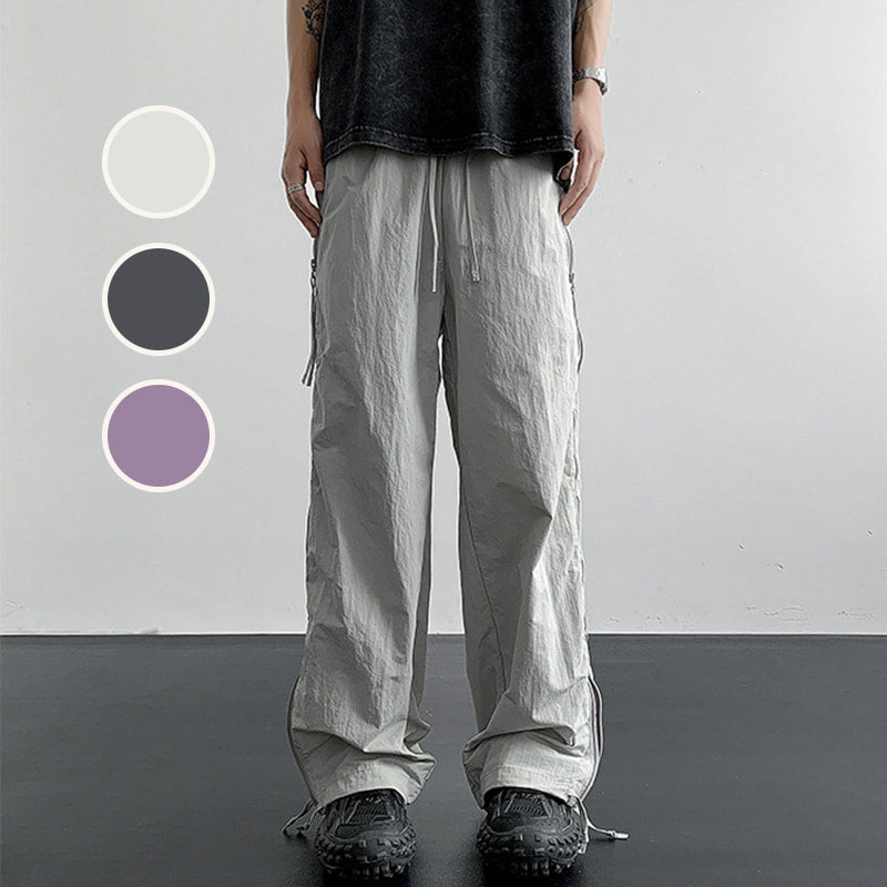 Stylish Lightweight Loose Side Zipper Mesh Trousers(50% OFF)