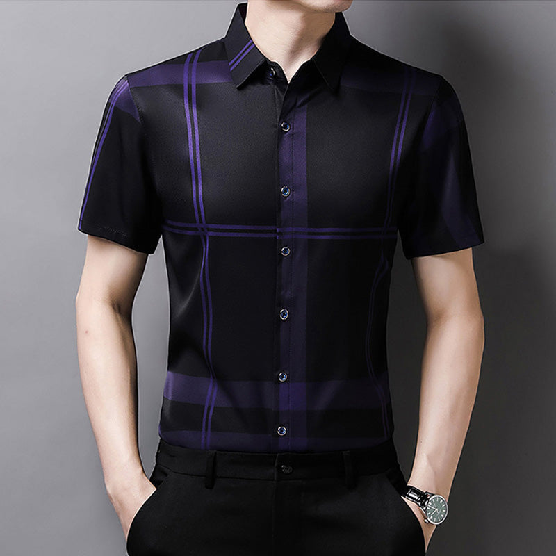 đ„Exclusive Offer 50% OFFđMenâs Casual Breathable Soft Short Sleeve Shirt