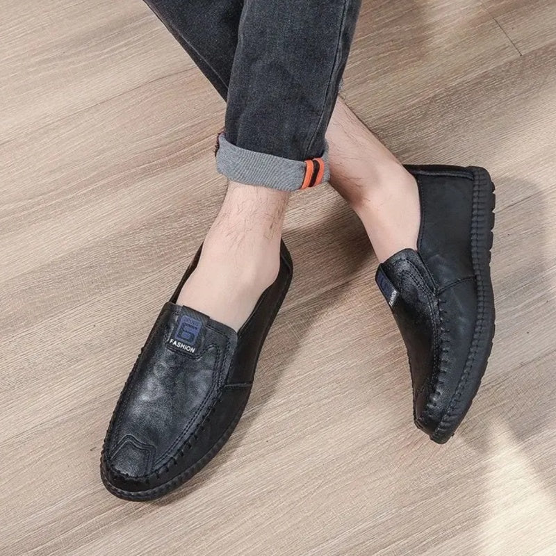 Men's Casual Slip-on Shoes with Flat Sole