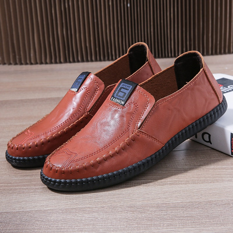 Men's Casual Slip-on Shoes with Flat Sole
