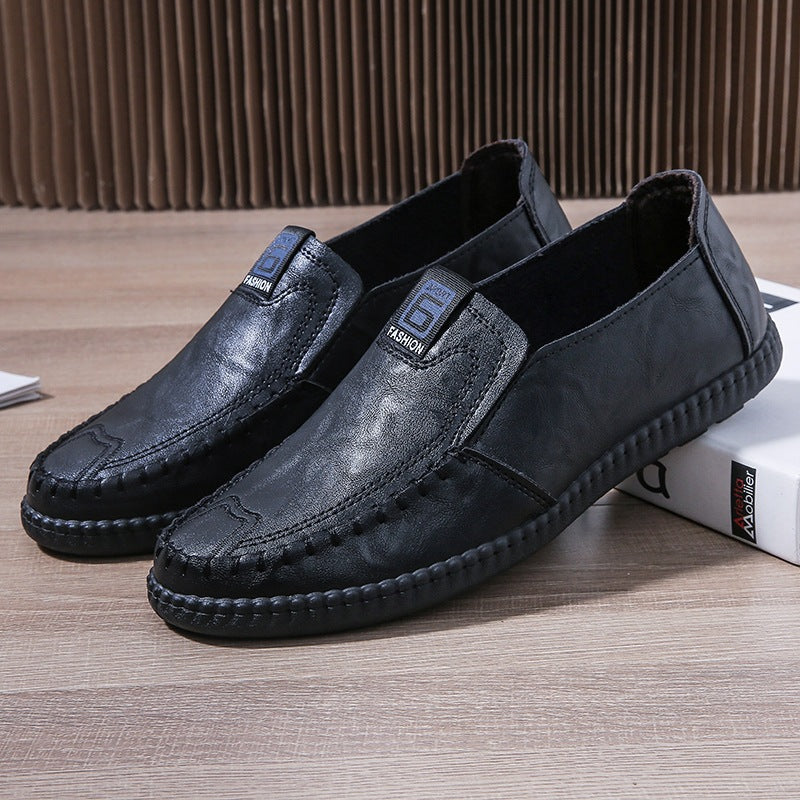 Men's Casual Slip-on Shoes with Flat Sole