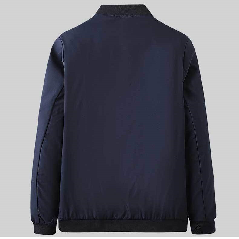 Veste à zip léger décontractée pour hommes avec poches