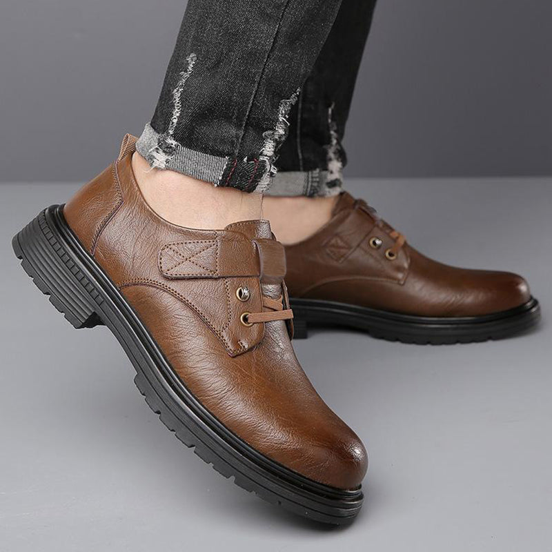 Men's Breathable Retro PU Leather Soft Sole Shoes(50% OFF)