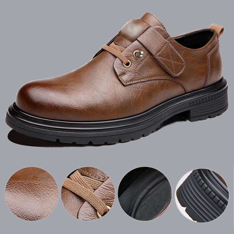 Men's Breathable Retro PU Leather Soft Sole Shoes(50% OFF)