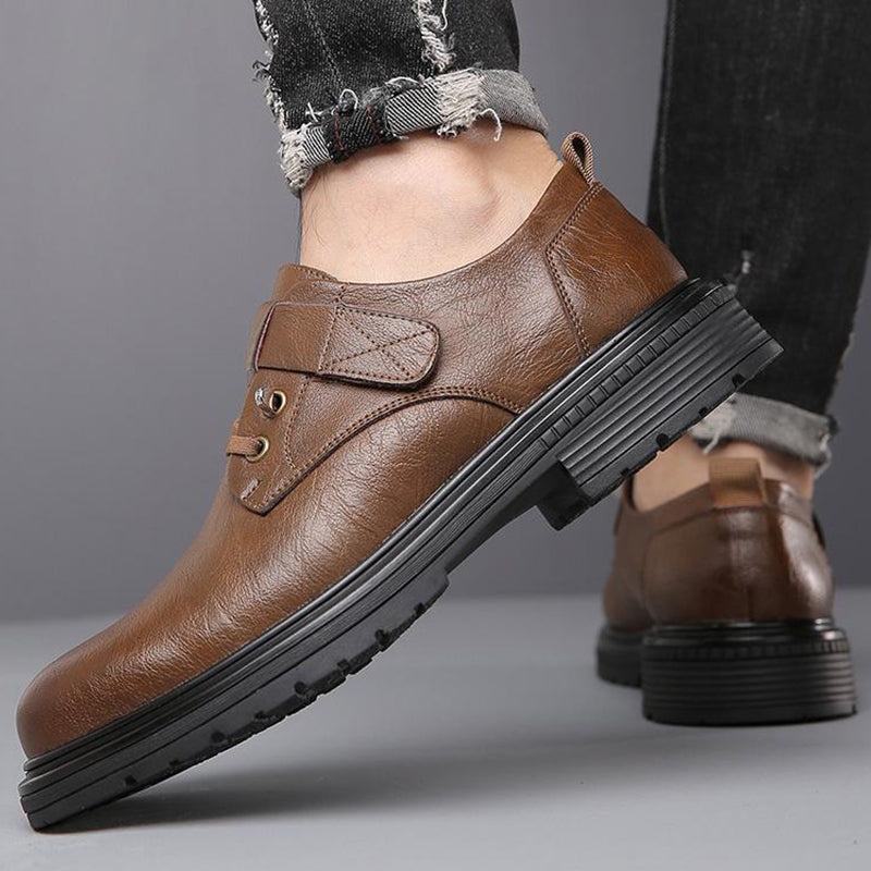 Men's Breathable Retro PU Leather Soft Sole Shoes(50% OFF)