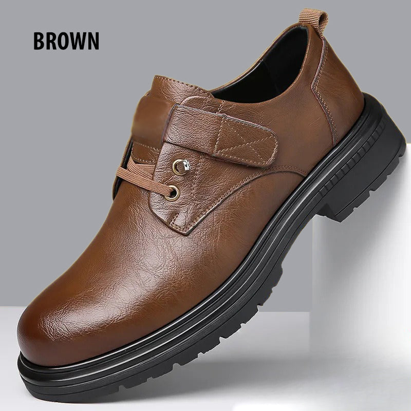 Men's Breathable Retro PU Leather Soft Sole Shoes(50% OFF)