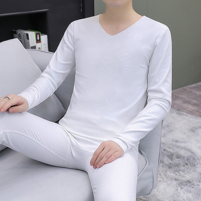 Men's V-Neck Breathable Thermal Underwear Set(50% OFF)
