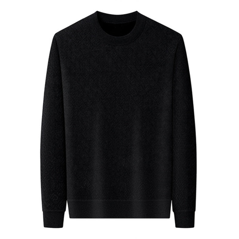 Pull à cou de cou de l'équipage pour hommes épaissis (50% de réduction)