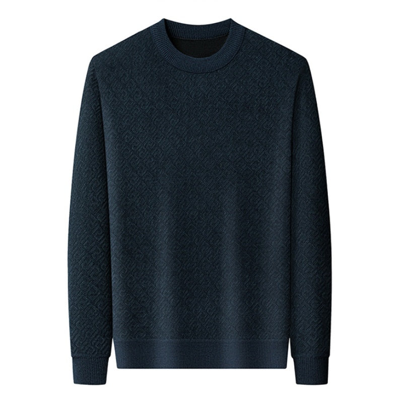 Pull à cou de cou de l'équipage pour hommes épaissis (50% de réduction)