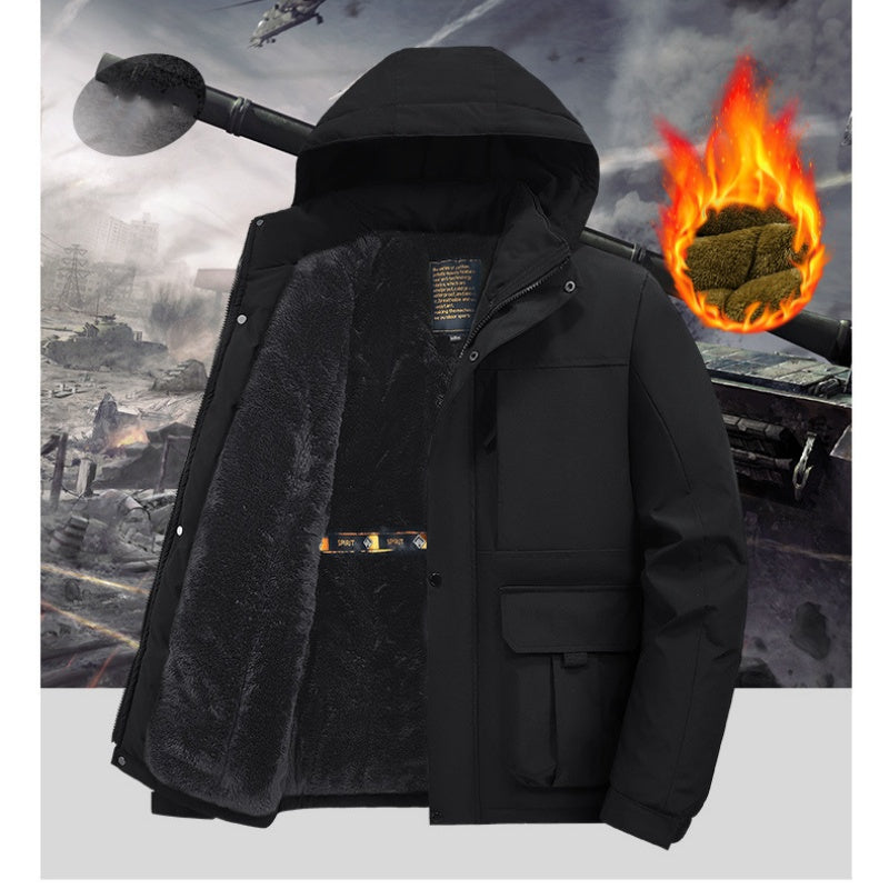 Men's Warm Waterproof Hooded Jacket(50% OFF)