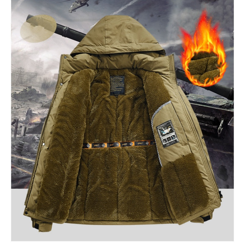 Men's Warm Waterproof Hooded Jacket(50% OFF)