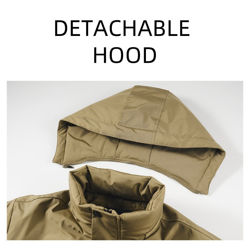 Men's Warm Waterproof Hooded Jacket(50% OFF)