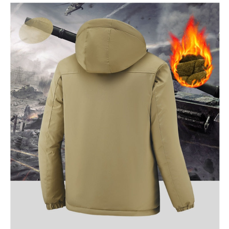 Men's Warm Waterproof Hooded Jacket(50% OFF)