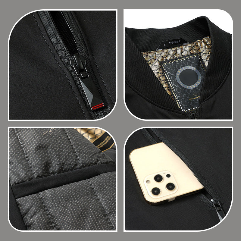 Fashionable Men's Winter Warm Jacket With Zipper Pockets(50% OFF)