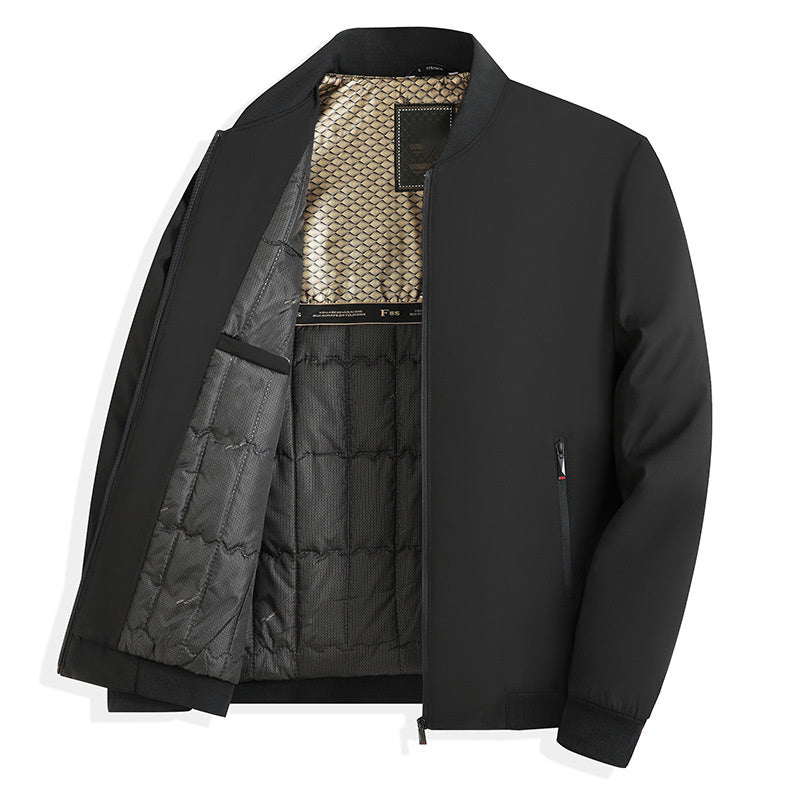 Fashionable Men's Winter Warm Jacket With Zipper Pockets(50% OFF)