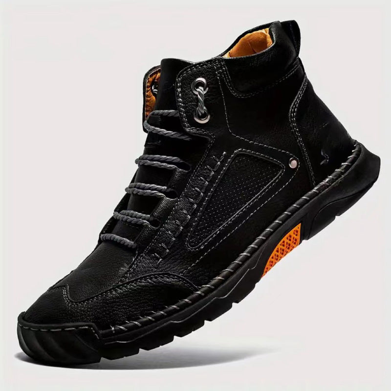 đ„Vente chaudeđ„Bottes Ă©lĂ©gantes pour hommes, cousues Ă la main, Ă semelle plate