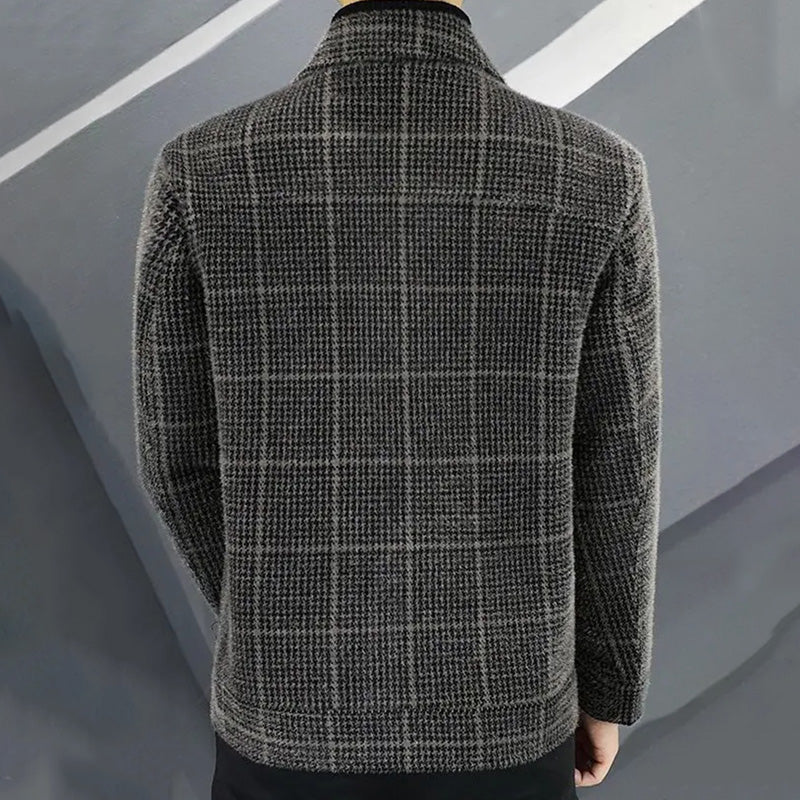 ✨Nouvelle arrivée✨Veste chaude à carreaux pour homme (50 % de réduction)