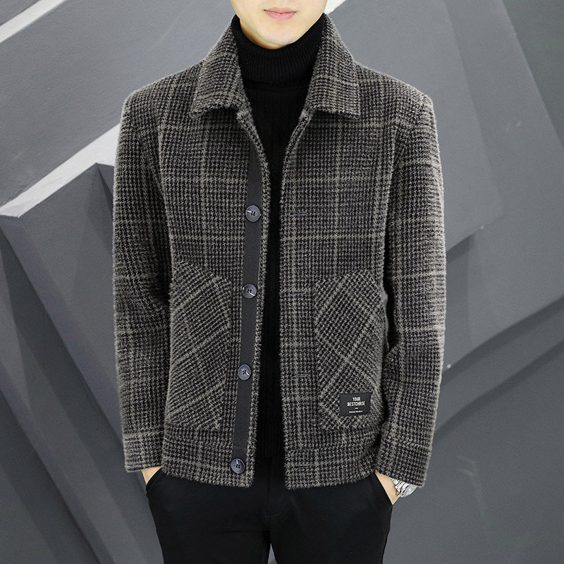 ✨Nouvelle arrivée✨Veste chaude à carreaux pour homme (50 % de réduction)