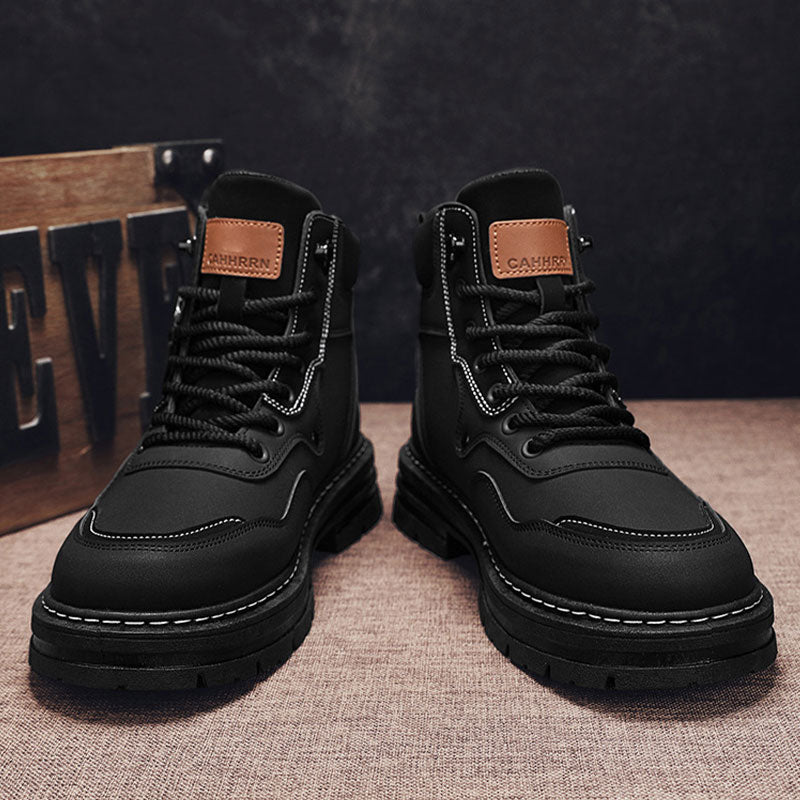 🔥Vente chaude🔥Bottes montantes à lacets en peluche pour homme (50 % de réduction)