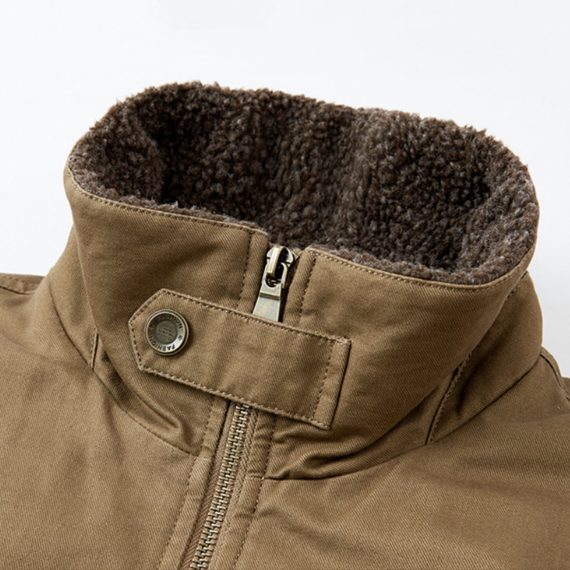 Bomber à revers d'hiver pour hommes avec doublure en coton (50% de réduction)