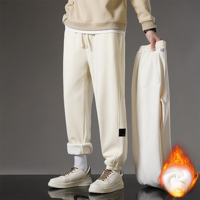 Men's Casual Thickened Warm Lined Sweatpants(50% OFF)