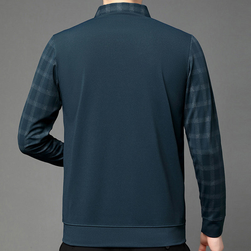 🔥Limited time 50% off🔥Men's fake two-part collar long-sleeved t-shirt