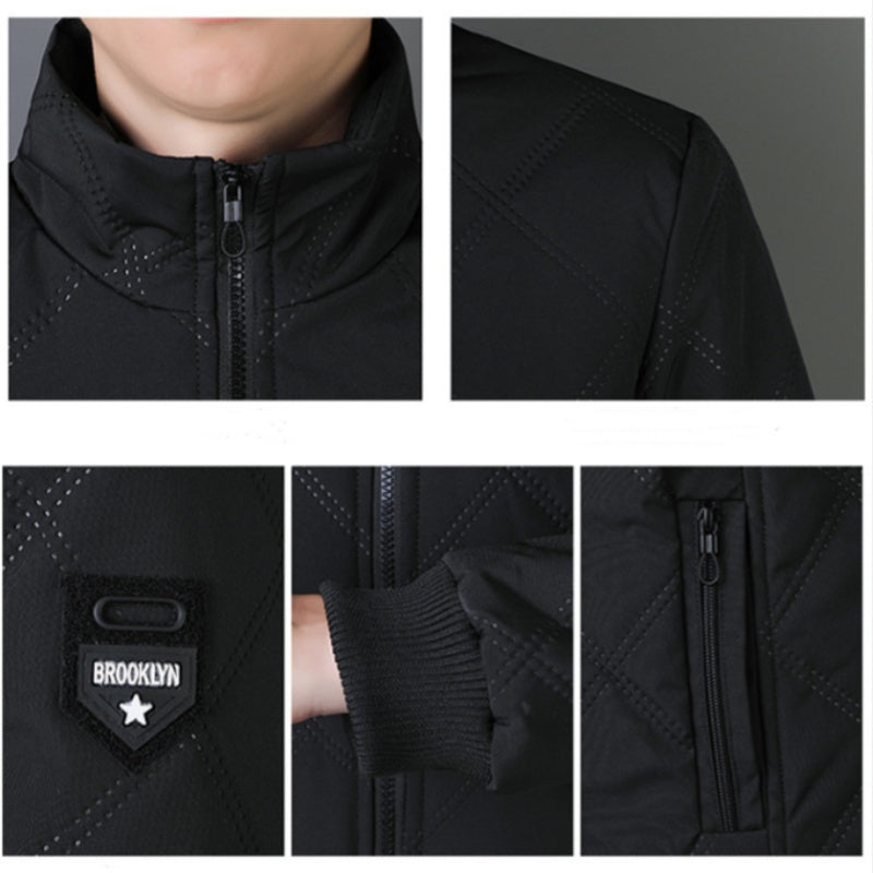 Veste matelassée pour hommes avec doublure moelleuse