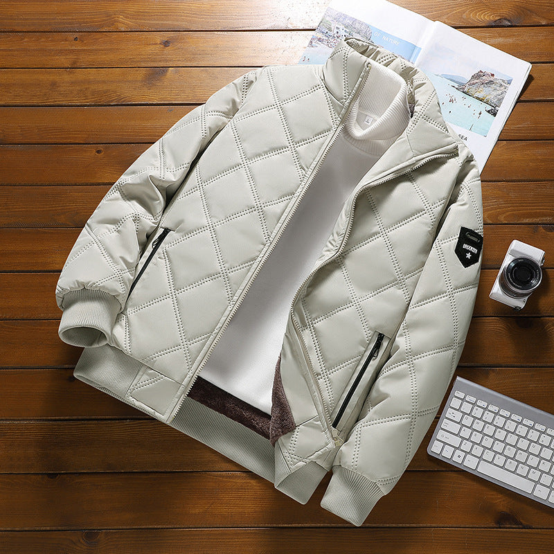 Veste matelassée pour hommes avec doublure moelleuse