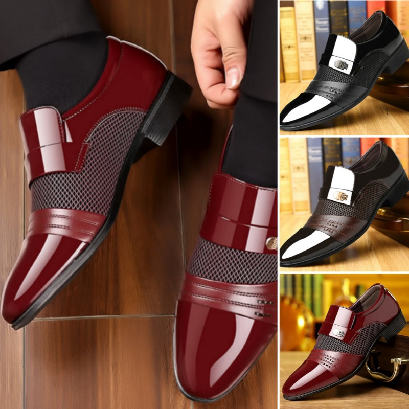 Men's Classic Non-Slip PU Leather Dress Shoes(50% OFF)