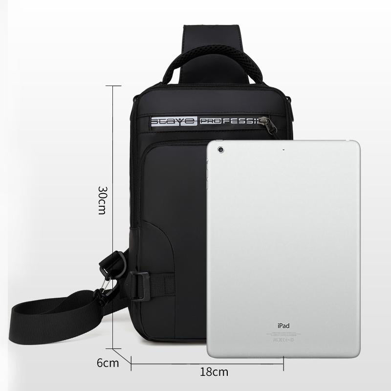 Multi-Usage Chest Bag with Charging Port