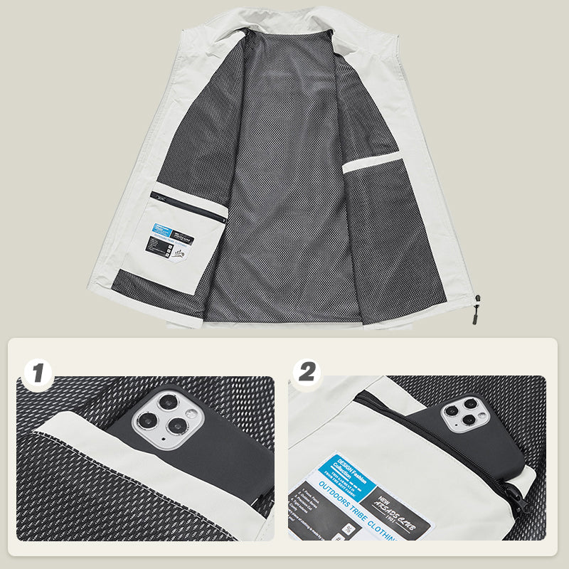 đ„VENTE CHAUDEđ„Gilet confortable Ă sĂ©chage rapide avec poches pour homme