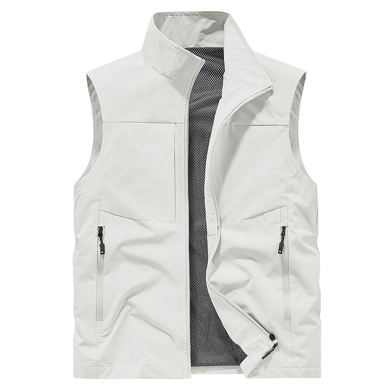 đ„VENTE CHAUDEđ„Gilet confortable Ă sĂ©chage rapide avec poches pour homme