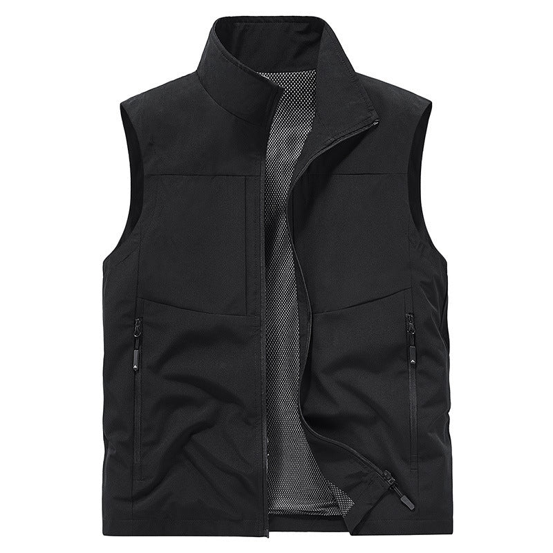 đ„VENTE CHAUDEđ„Gilet confortable Ă sĂ©chage rapide avec poches pour homme